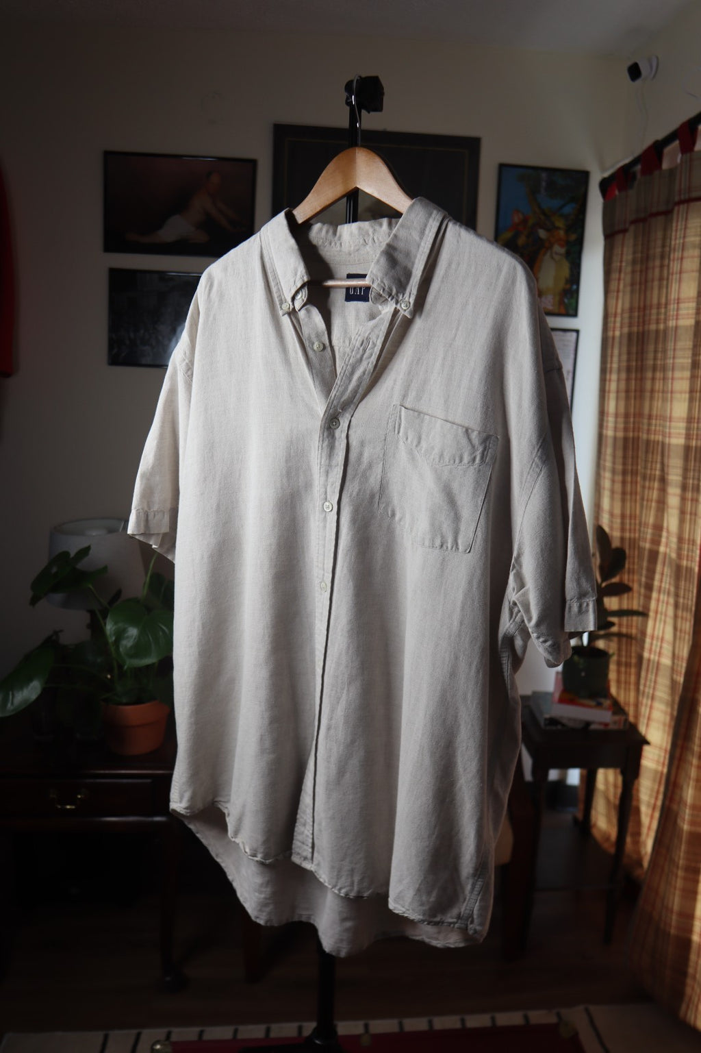 GAP Cotton/Linen Casual Shirt Size XL