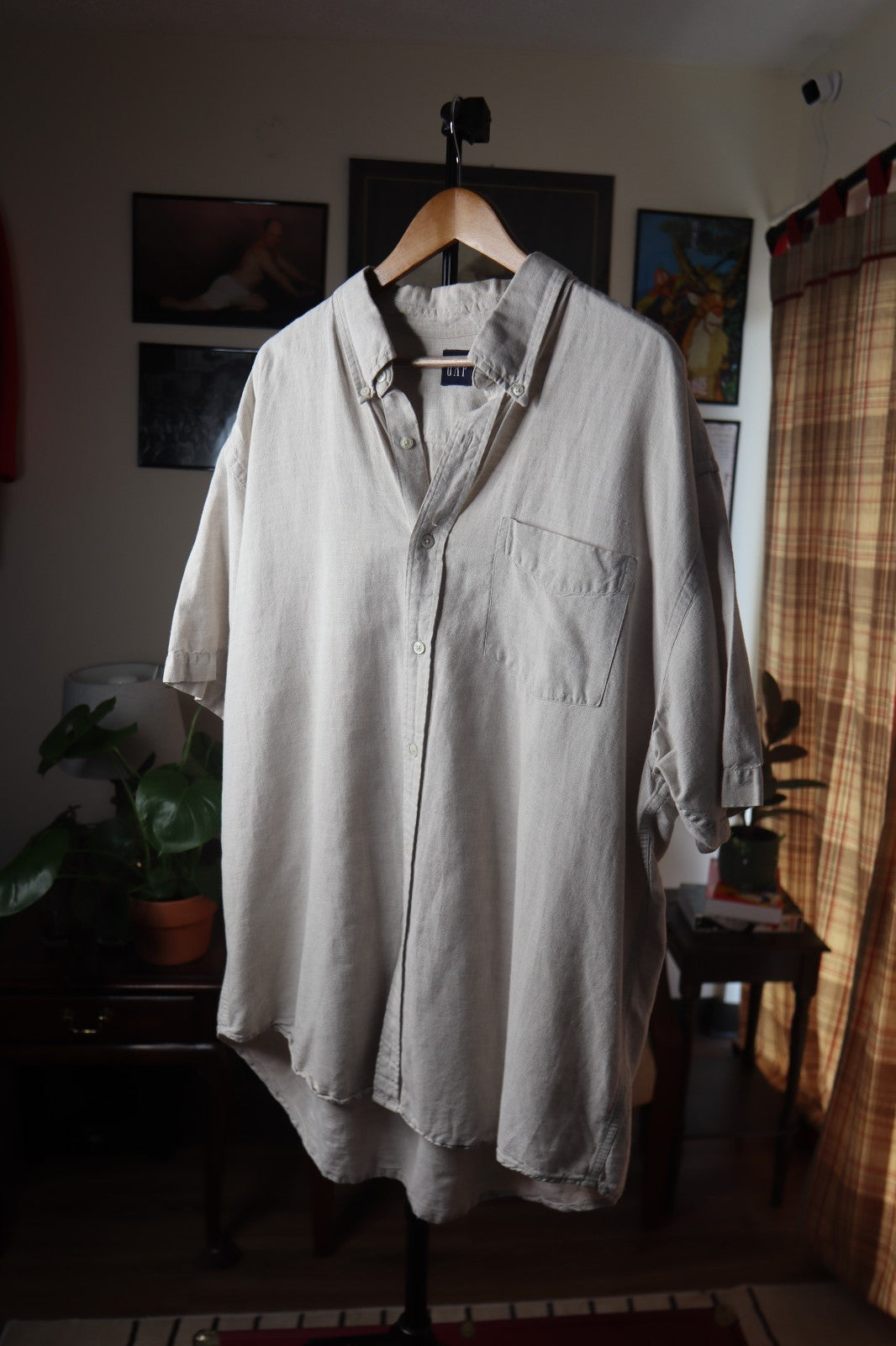 GAP Cotton/Linen Casual Shirt Size XL