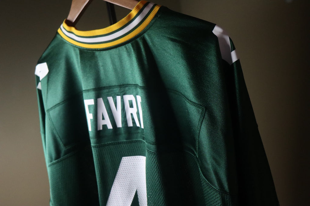 Reebok Green Bay Packers Size 2XL Brett Favre Football Jersey