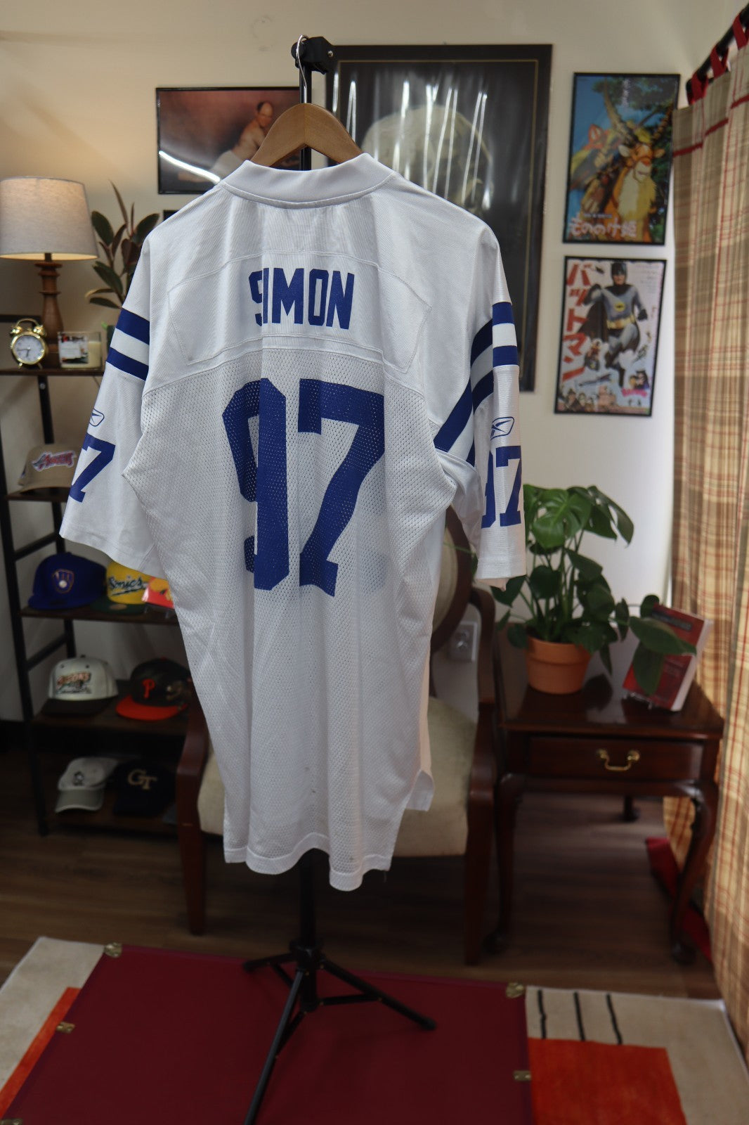 Indianapolis Colts Corey Simon #97 Jersey Men's XL Reebok NFL On Field Vintage