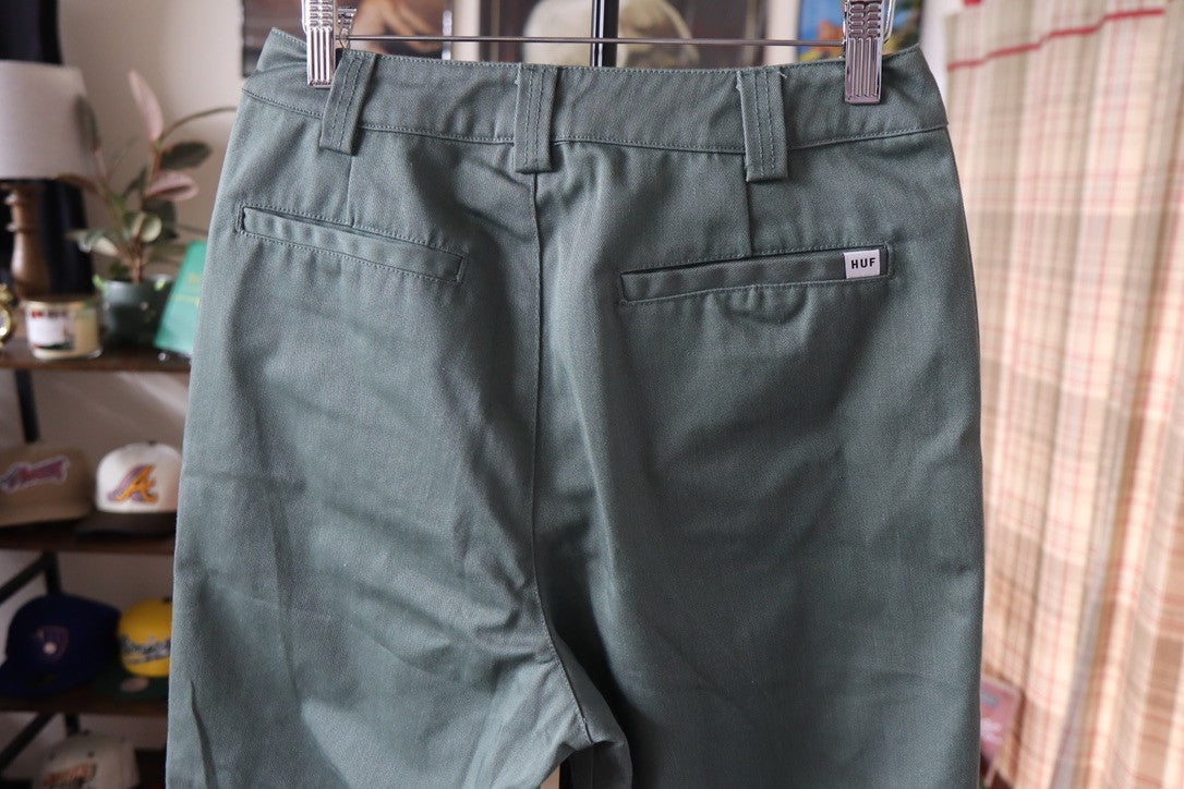 HUF Green Skater Pants Size 28
