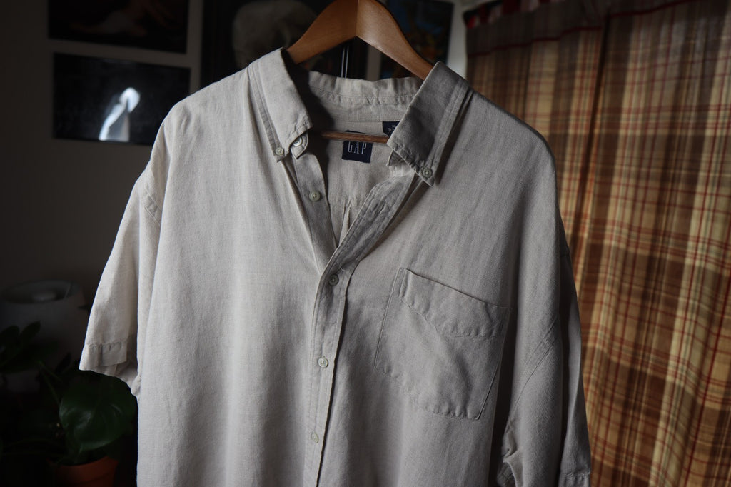 GAP Cotton/Linen Casual Shirt Size XL