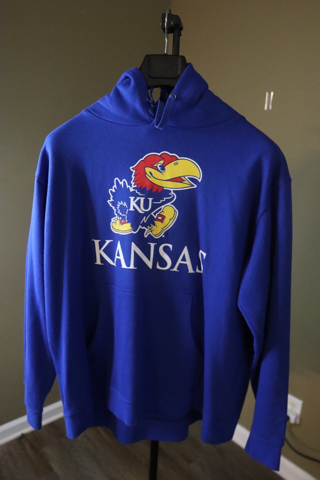  Kansas Jayhawks Fanatics Hoodie Men’s 2XLarge Blue March Madness