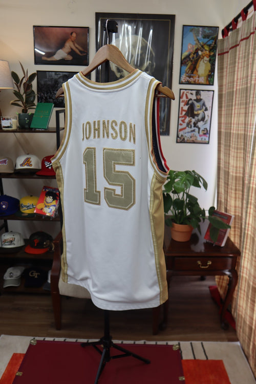 Vintage Dream Team Magic Johnson USA Basketball 92 Gold Metal Nike Jersey