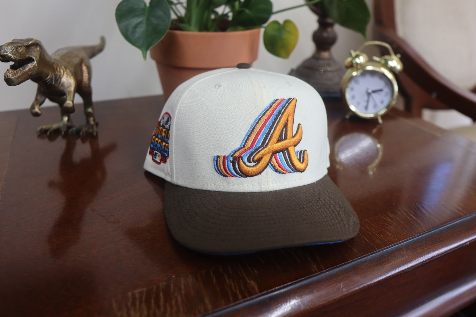 New Era Atlanta Braves Multi Color World Series 59FIFTY Fitted Hat Cap 7 1/4