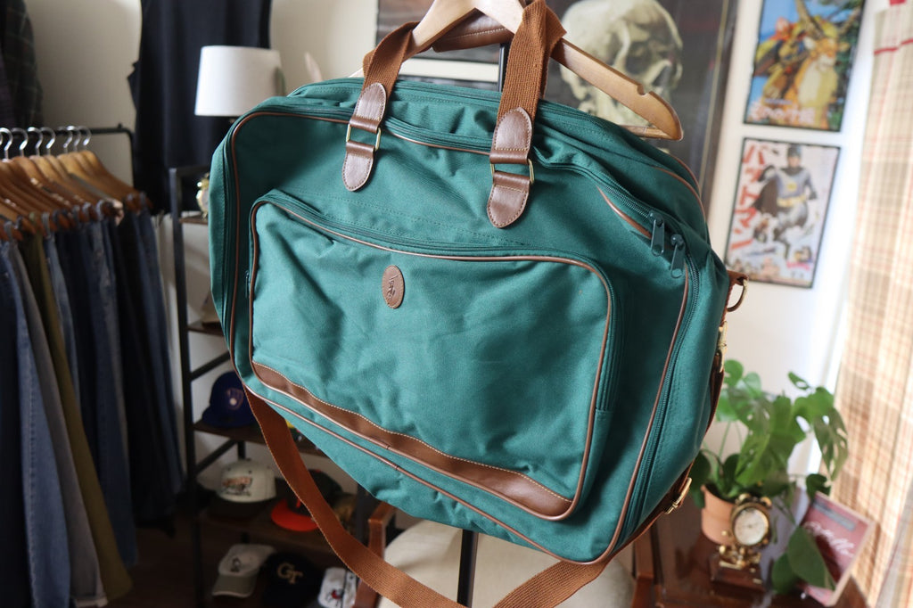 Vintage Polo Ralph Lauren Green Canvas Duffle Bag