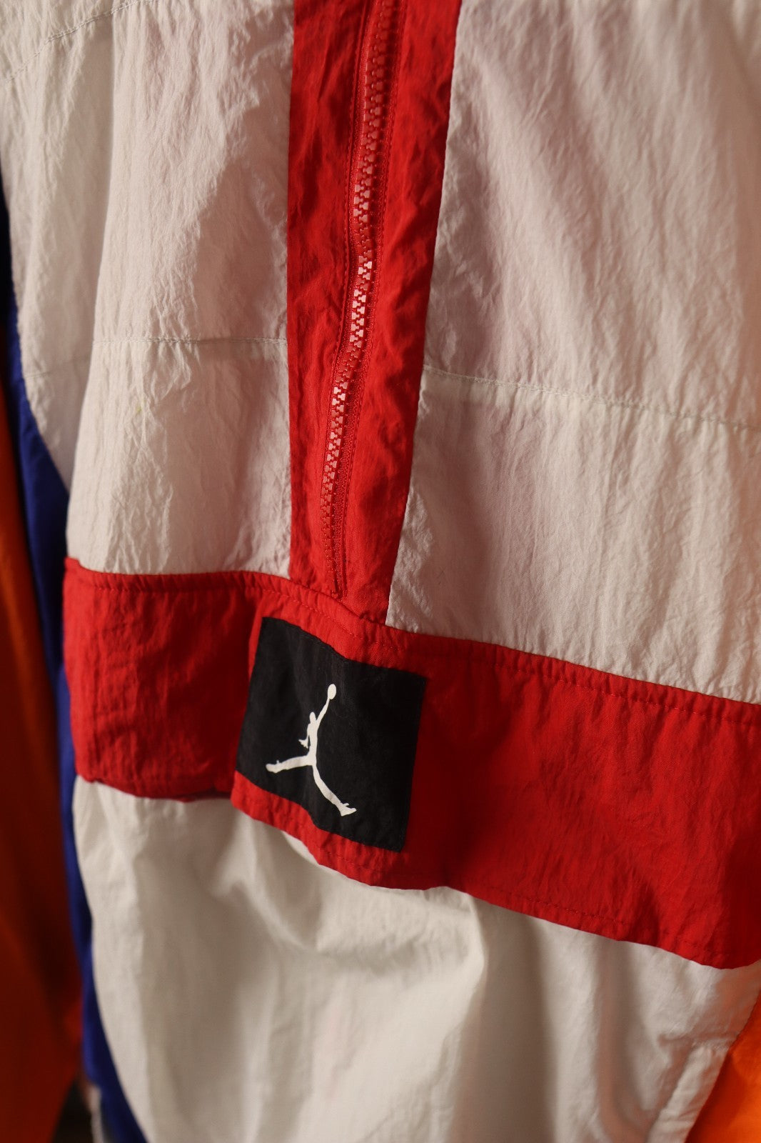 Vintage 90s Air Jordan Colorblock Windbreaker