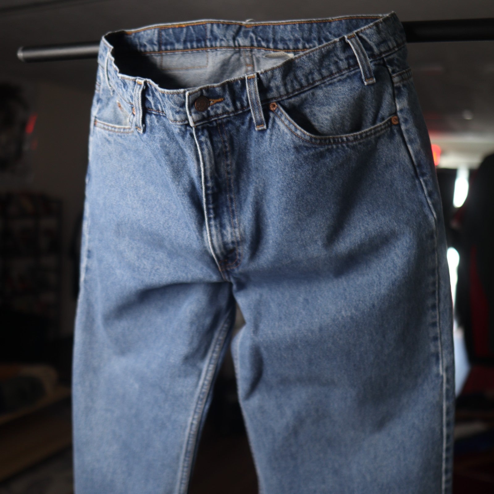 Vintage 90s Levi's 550 Orange Tab Relaxed Fit Denim 38X34