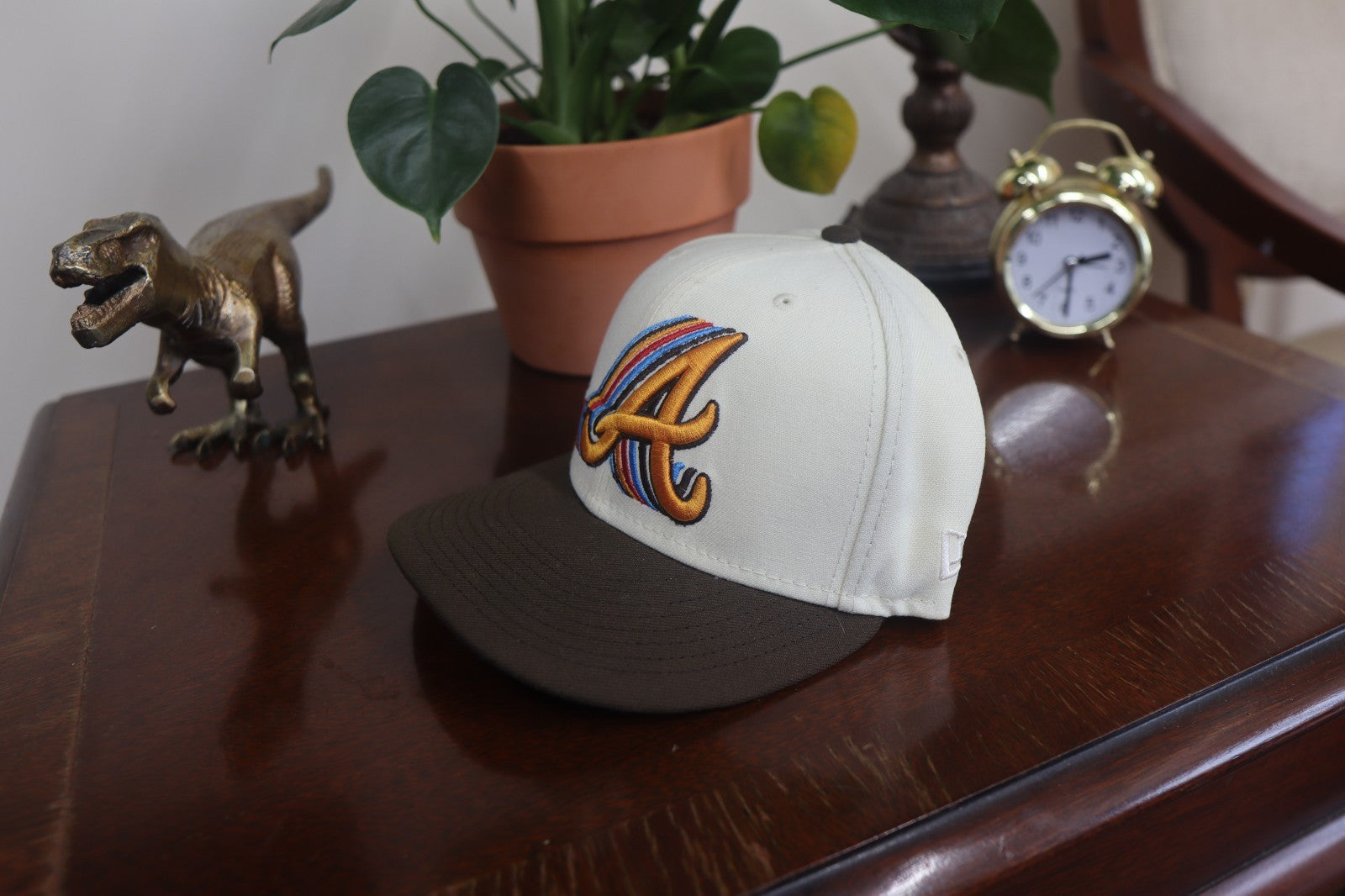 New Era Atlanta Braves Multi Color World Series 59FIFTY Fitted Hat Cap 7 1/4