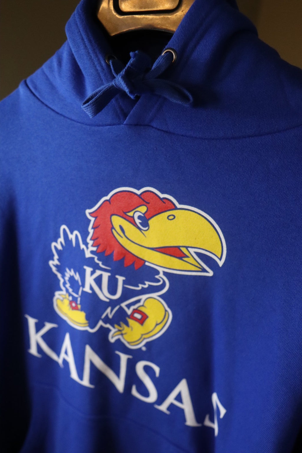  Kansas Jayhawks Fanatics Hoodie Men’s 2XLarge Blue March Madness