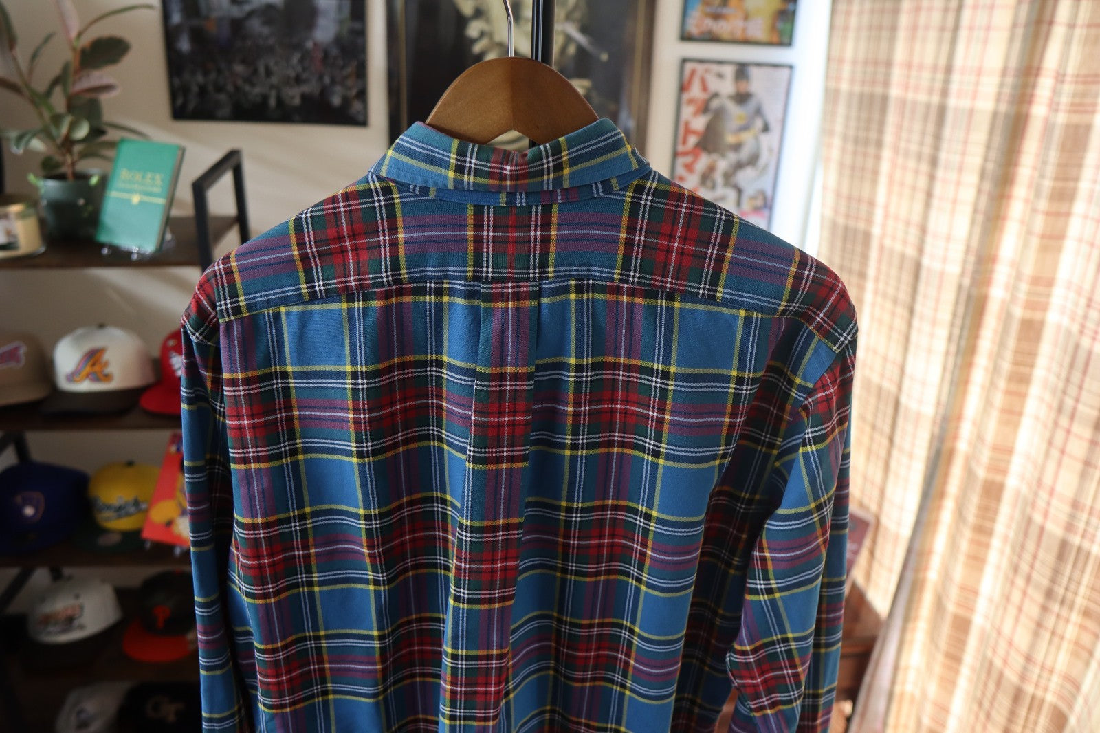 Vintage Ralph Lauren Bright Plaid Heavy Plaid Shirt Medium