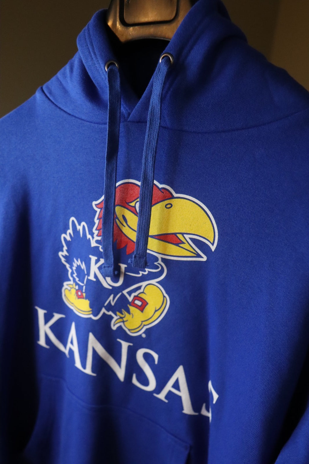  Kansas Jayhawks Fanatics Hoodie Men’s 2XLarge Blue March Madness