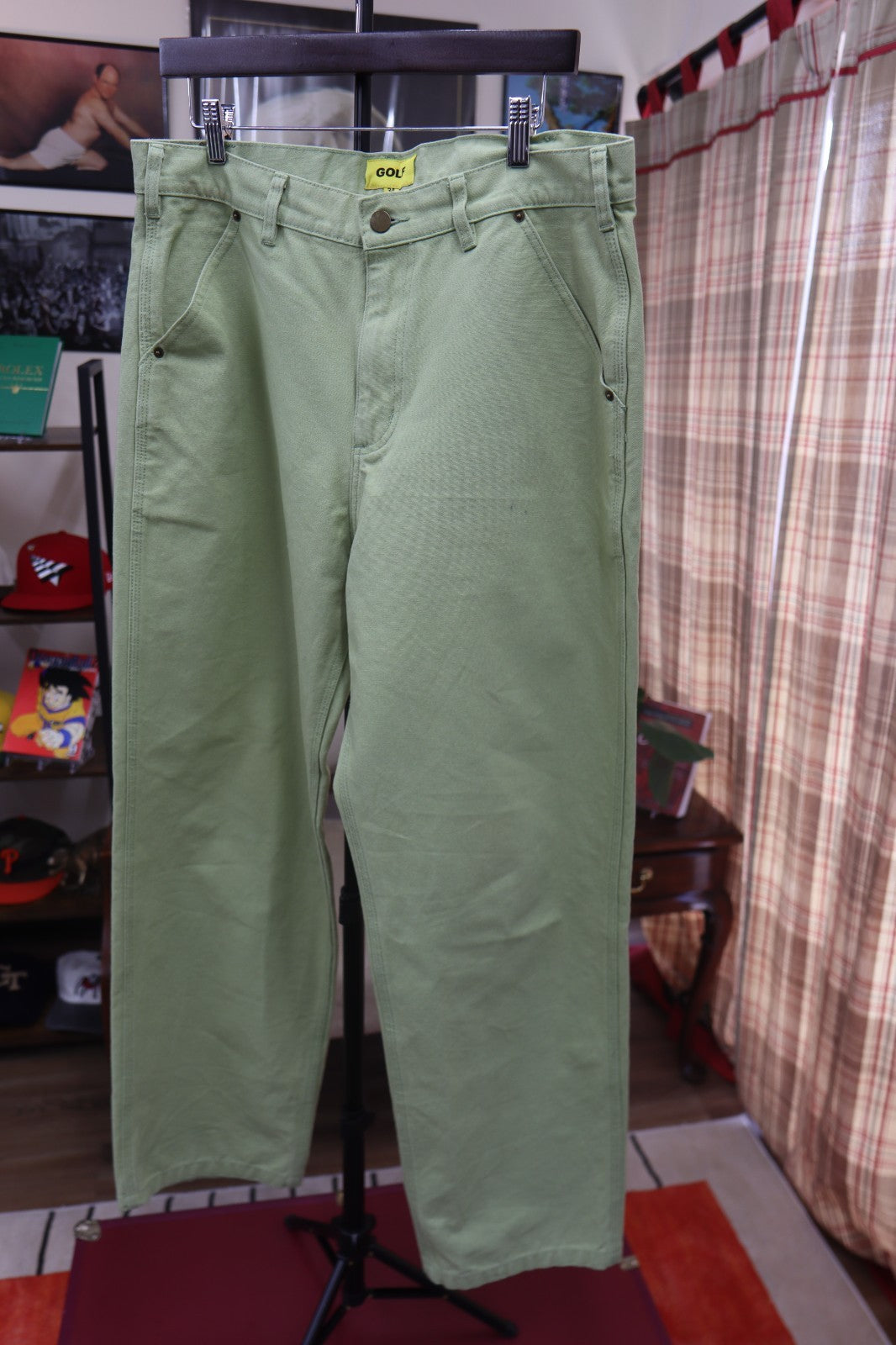 Golf Wang Tyler the Creator Mint Pistachio Green Denim Jeans Size 34