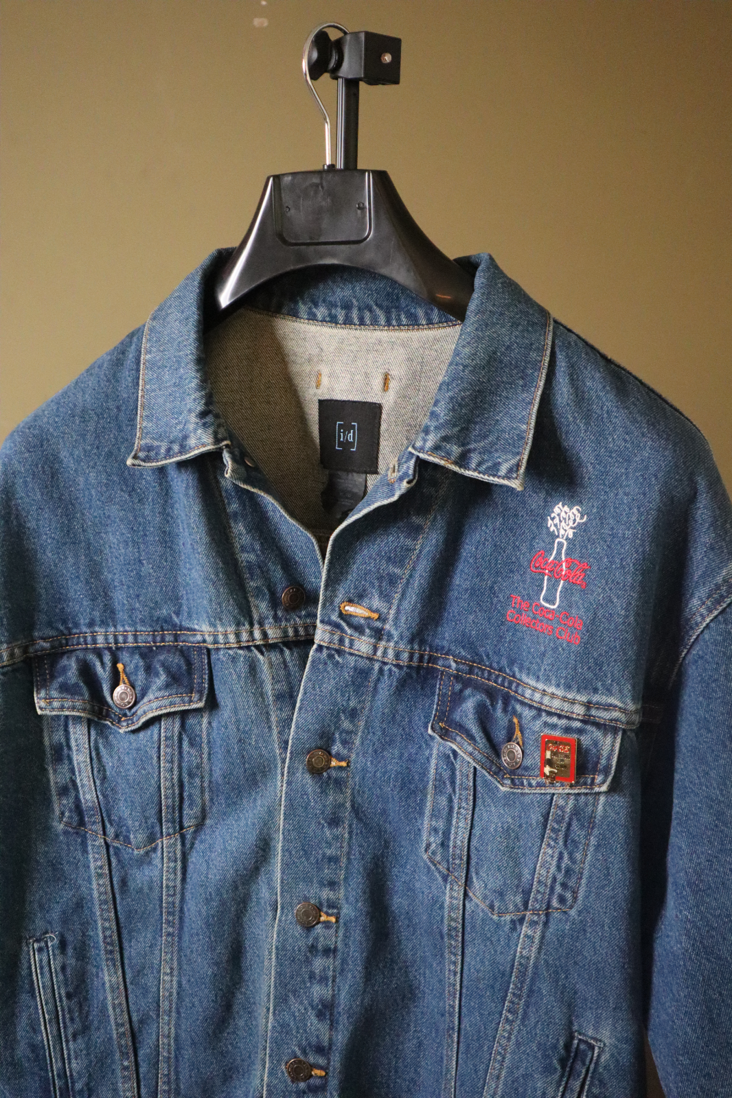 The Coca Cola Collectors Club Cotton I D Wear Denim Women's Vintage Jacket XL