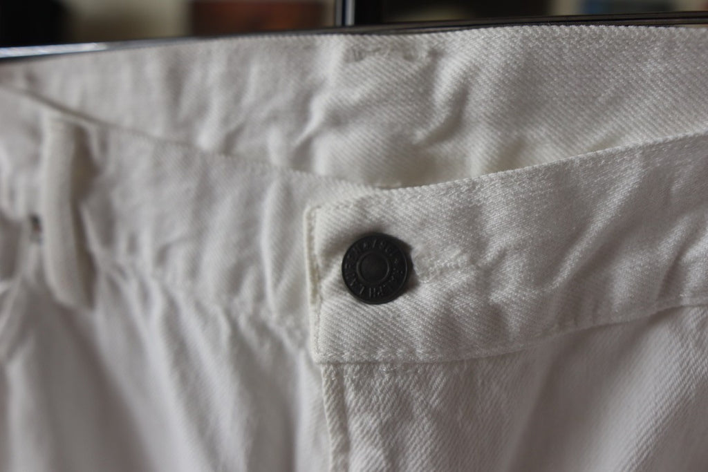Polo Ralph Lauren 867 Men's 5 Pocket White Denim Jeans Size 40X32