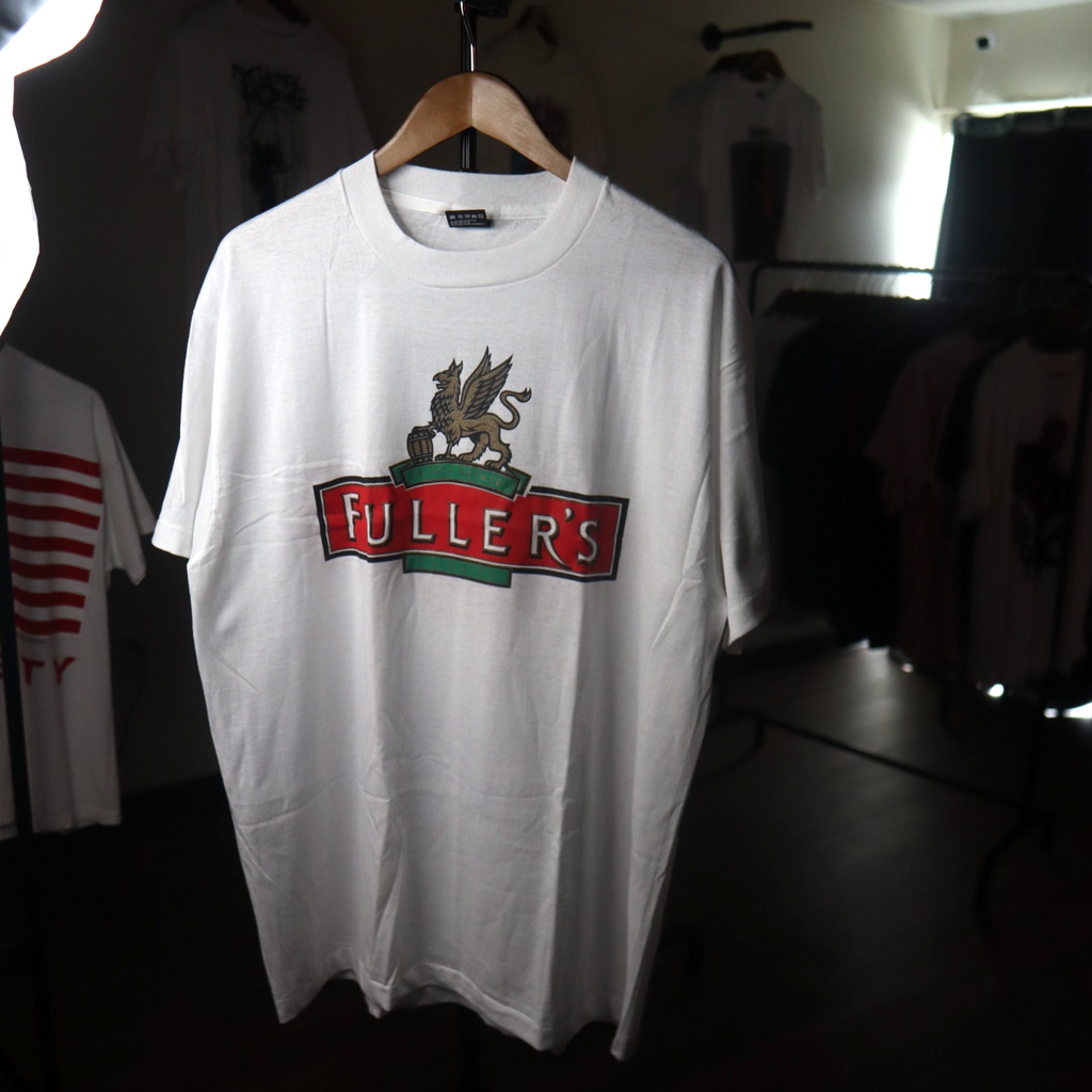 VINTAGE Fullers Griffin Brewery Shirt Mens Extra Large  Single Stitch Adult 90s