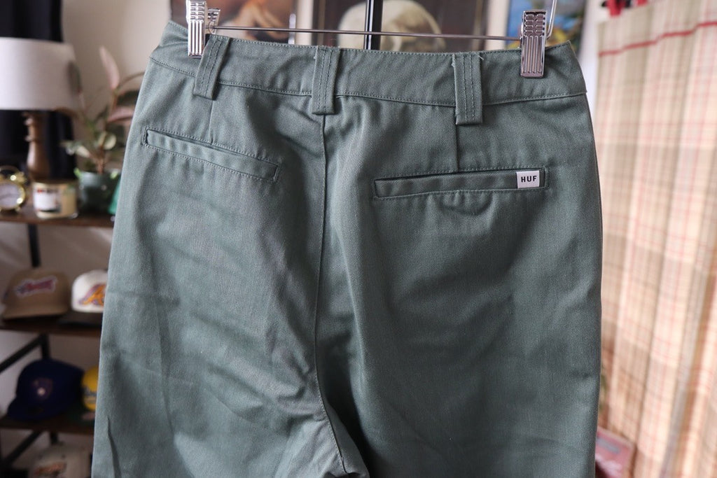 HUF Green Skater Pants Size 28