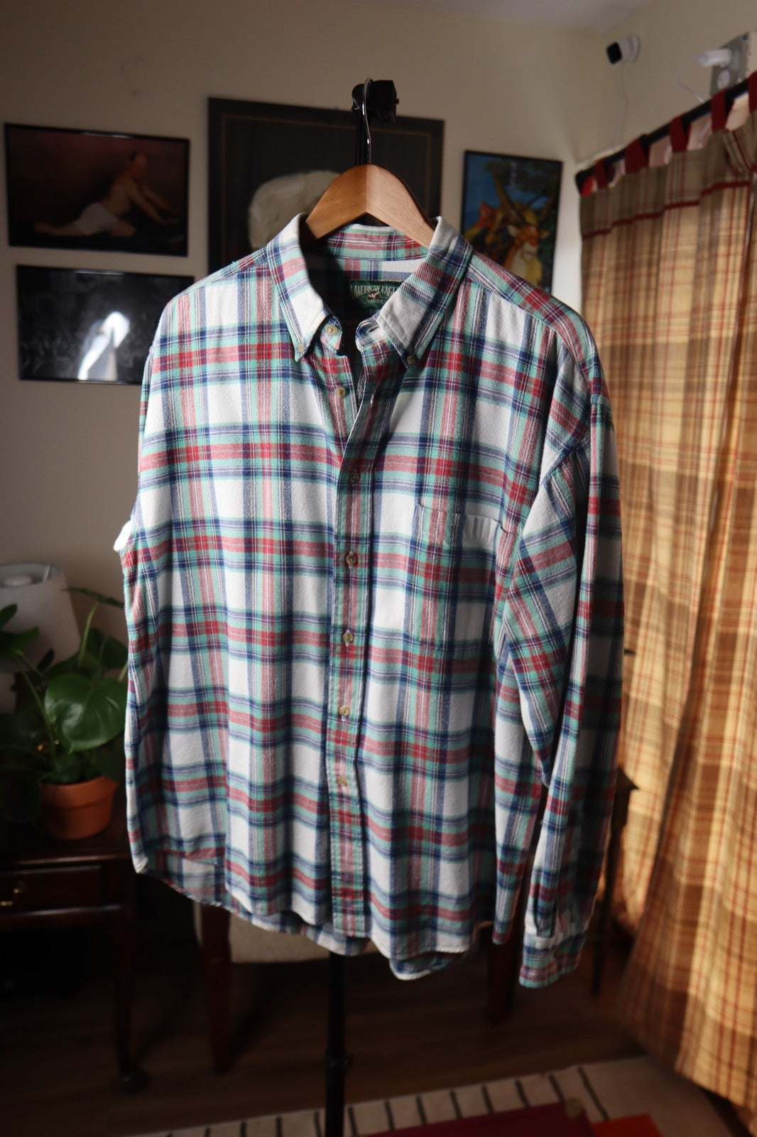 Vintage 90s American Eagle Outfitters Mens XLarge Flannel Button Down
