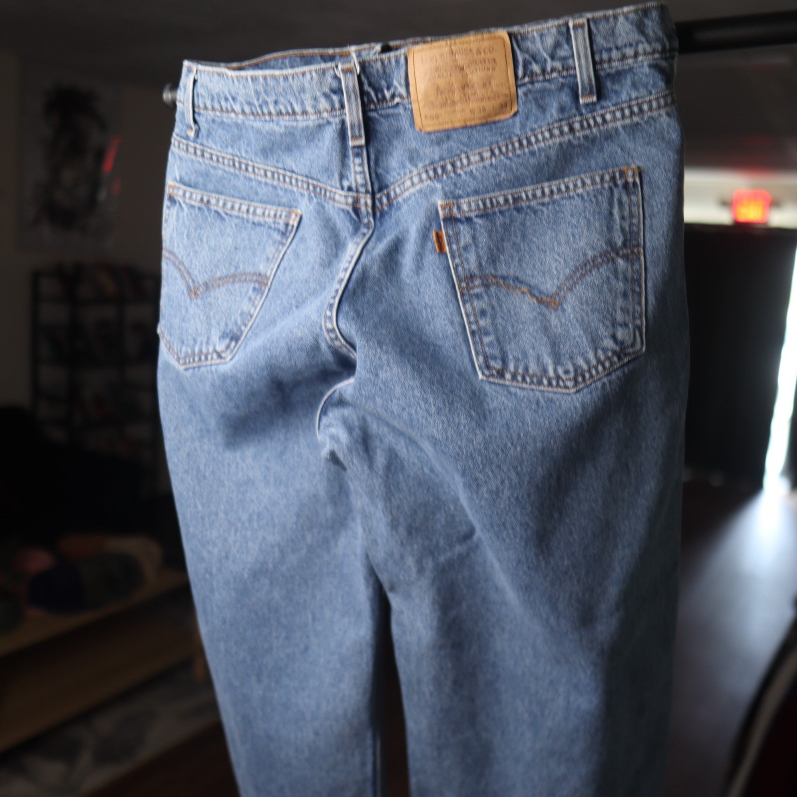 Vintage 90s Levi's 550 Orange Tab Relaxed Fit Denim 38X34