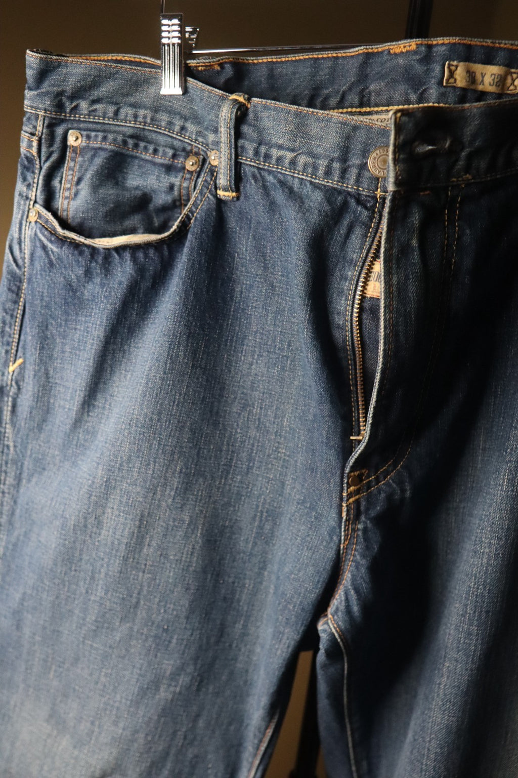 Polo Ralph Lauren Colton Bootcut Jeans Mens 38x32 Blue Medium Wash