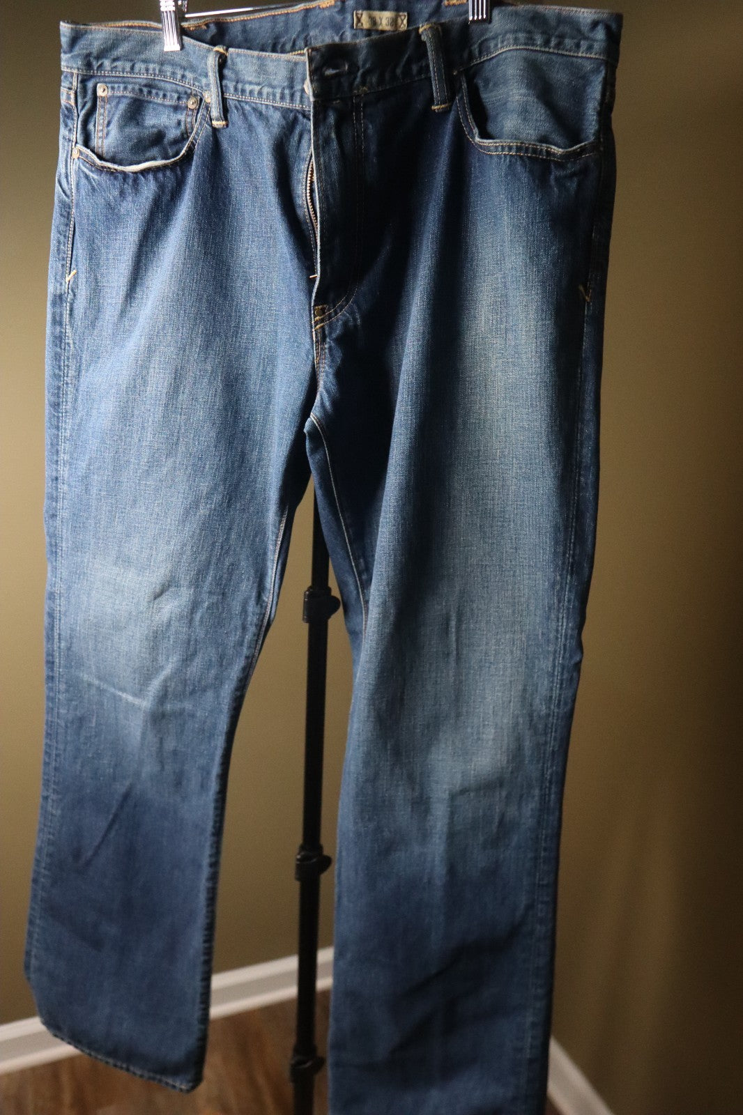Polo Ralph Lauren Colton Bootcut Jeans Mens 38x32 Blue Medium Wash