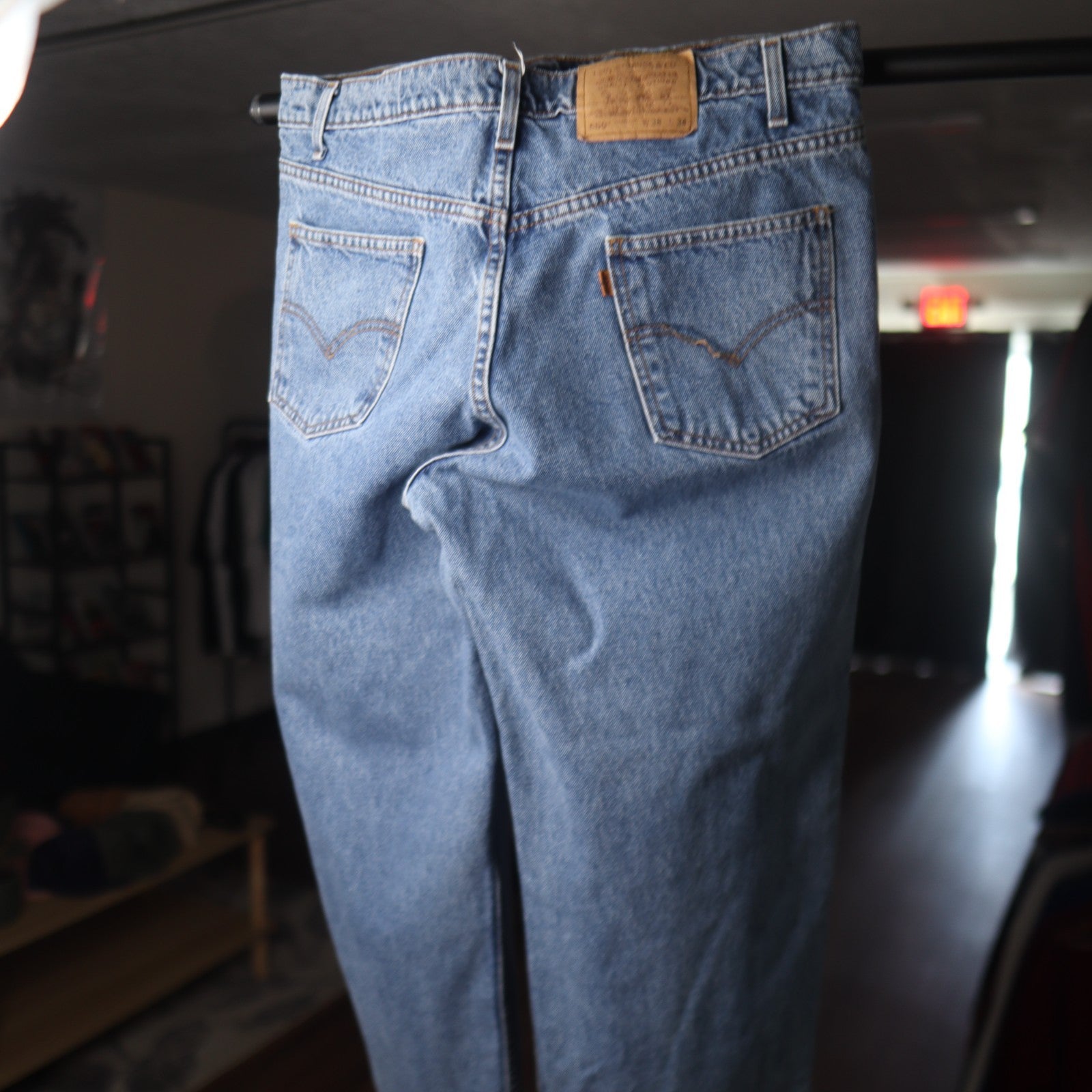 Vintage 90s Levi's 550 Orange Tab Relaxed Fit Denim 38X34