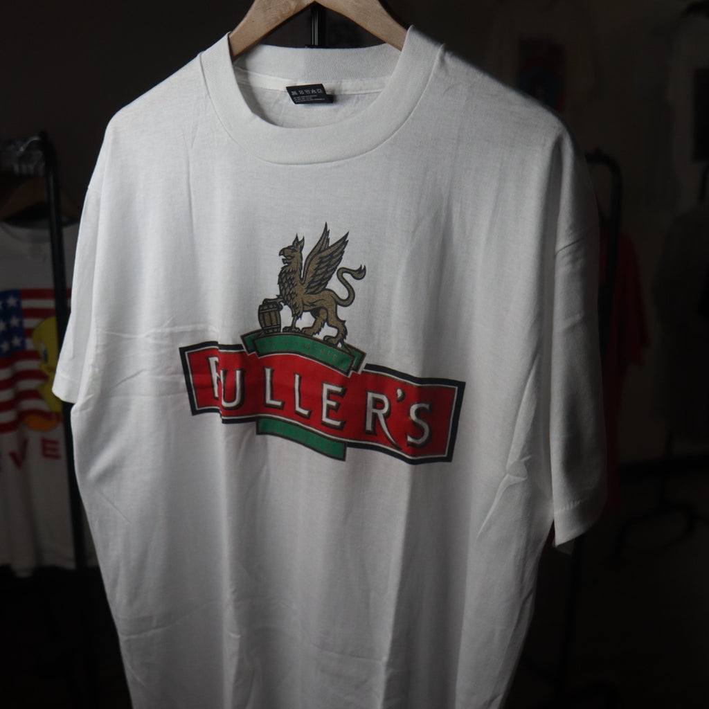 VINTAGE Fullers Griffin Brewery Shirt Mens Extra Large  Single Stitch Adult 90s