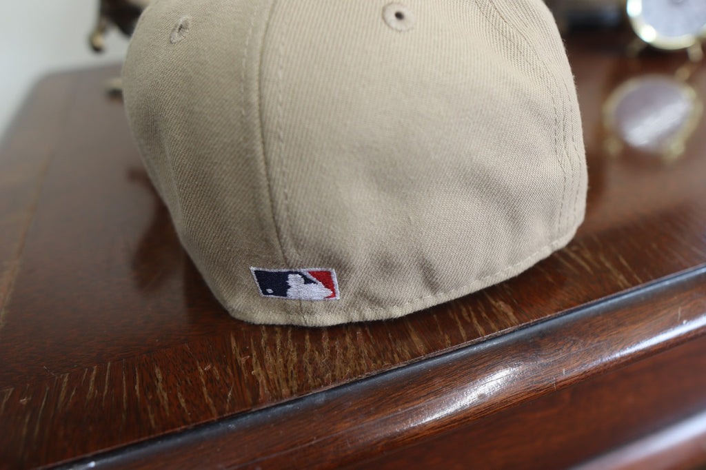 Exclusive New Era Anaheim Angels Hat MLB Club  Size 7  1/4 Tan