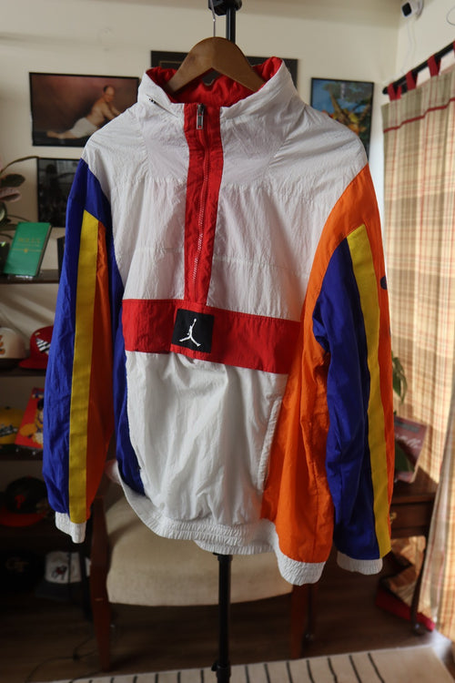 Vintage 90s Air Jordan Colorblock Windbreaker