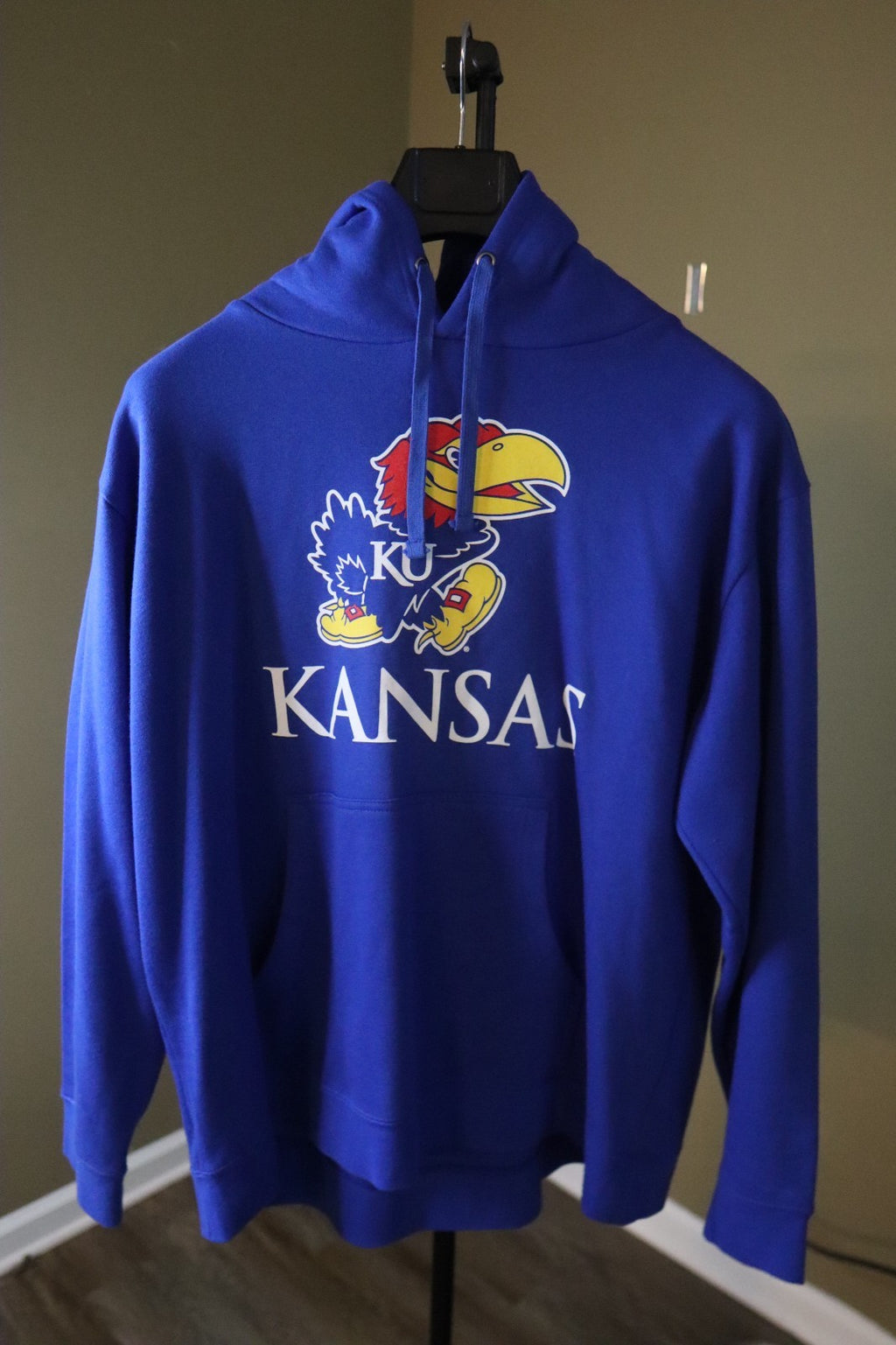  Kansas Jayhawks Fanatics Hoodie Men’s 2XLarge Blue March Madness