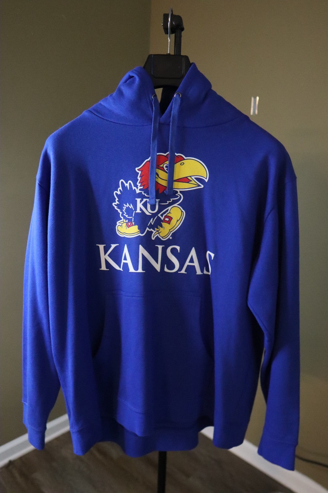 Kansas Jayhawks Fanatics Hoodie Men’s 2XLarge Blue March Madness