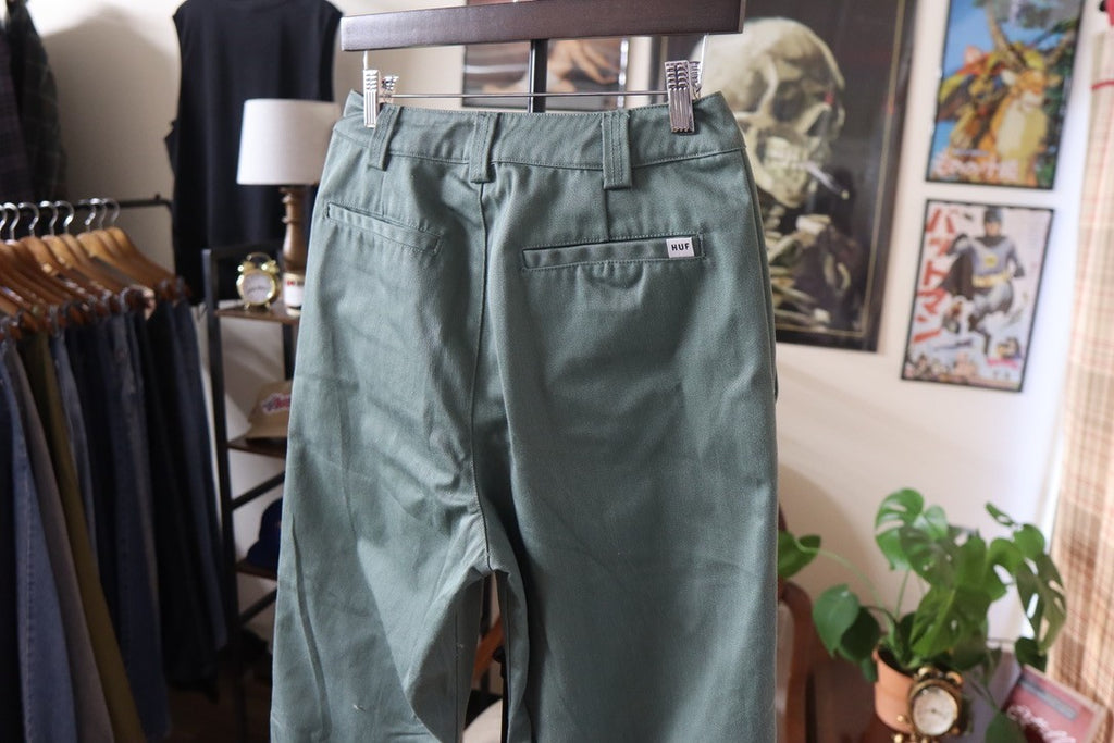HUF Green Skater Pants Size 28