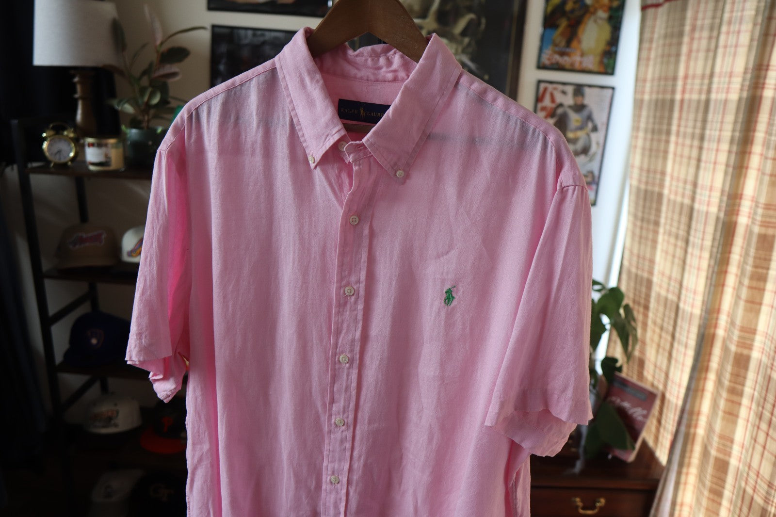Polo Ralph Lauren 100% Linen Short Sleeve Shirt XXL