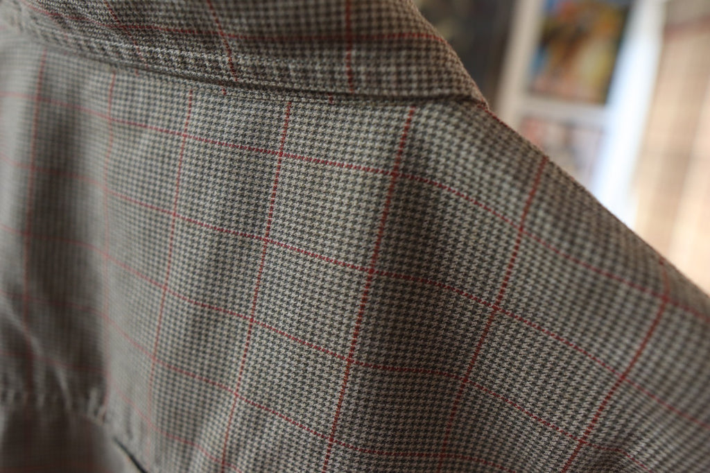 Vintage Chaps Ralph Lauren Mens Plaid Button Up Shirt Size XL Embroidered Crown