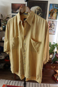 Burberry Of London Mens Short Sleeve Shirt Cotton/Flax Made in the US