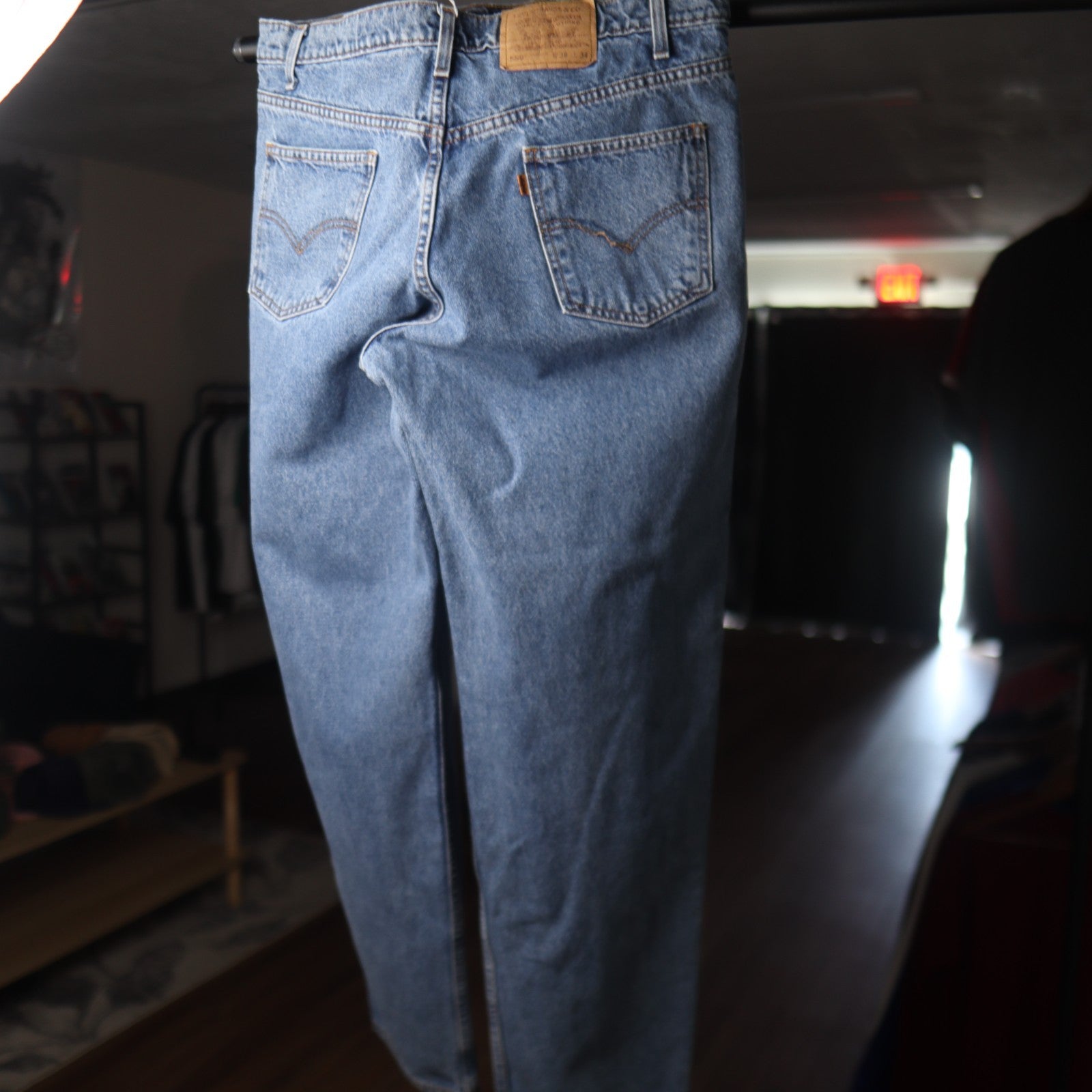 Vintage 90s Levi's 550 Orange Tab Relaxed Fit Denim 38X34