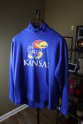 Kansas Jayhawks Fanatics Hoodie Men’s 2XLarge Blue March Madness