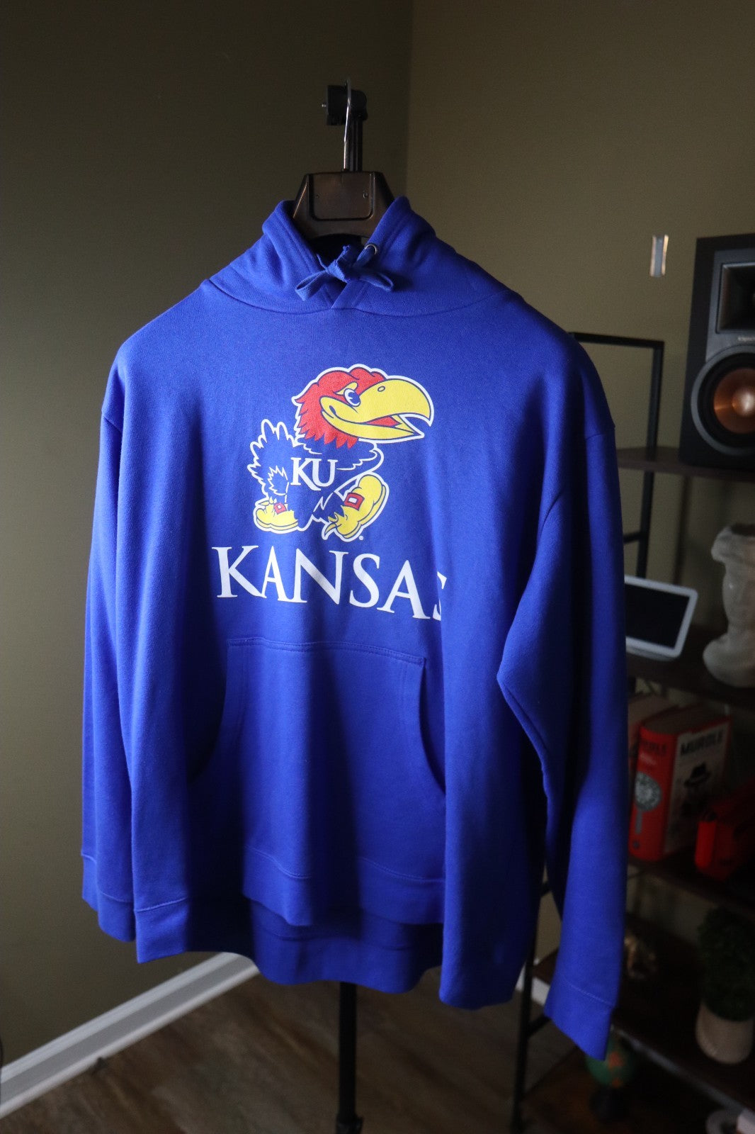  Kansas Jayhawks Fanatics Hoodie Men’s 2XLarge Blue March Madness