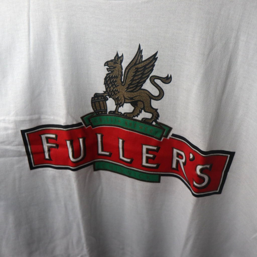 VINTAGE Fullers Griffin Brewery Shirt Mens Extra Large  Single Stitch Adult 90s