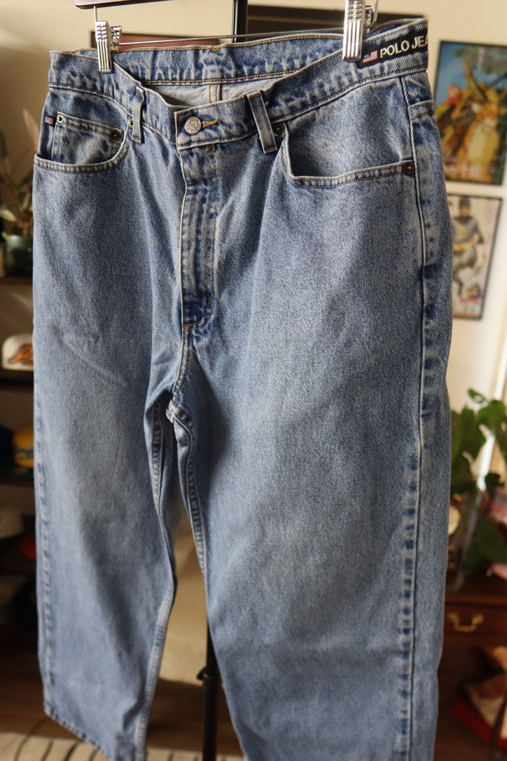 Vintage Polo Ralph Lauren American Flag Jeans 34x30