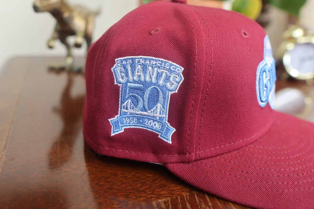 New Era San Francisco Giants 50th Anniversary Air Force Blue 7 - 1/4