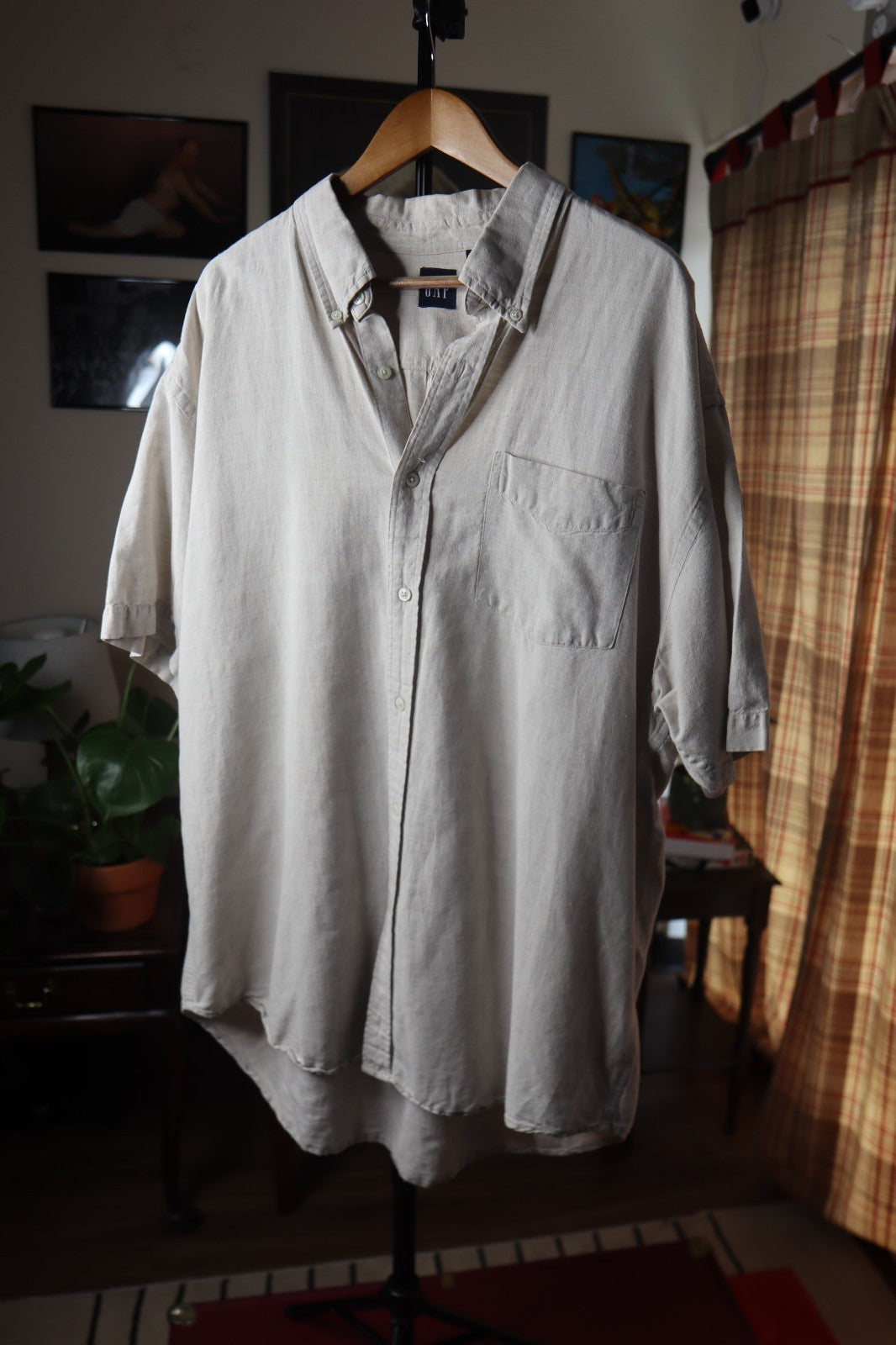 GAP Cotton/Linen Casual Shirt Size XL