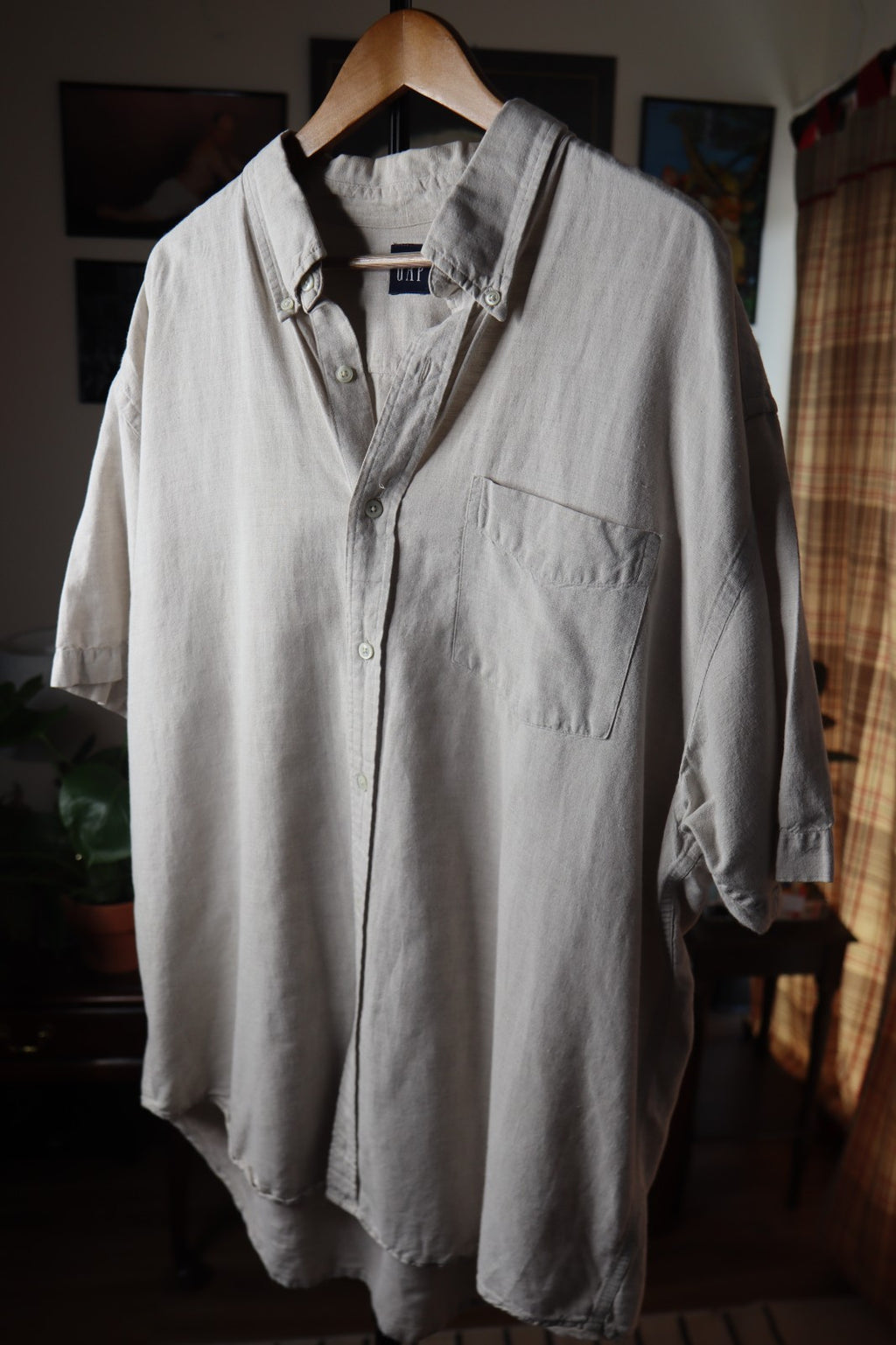 GAP Cotton/Linen Casual Shirt Size XL