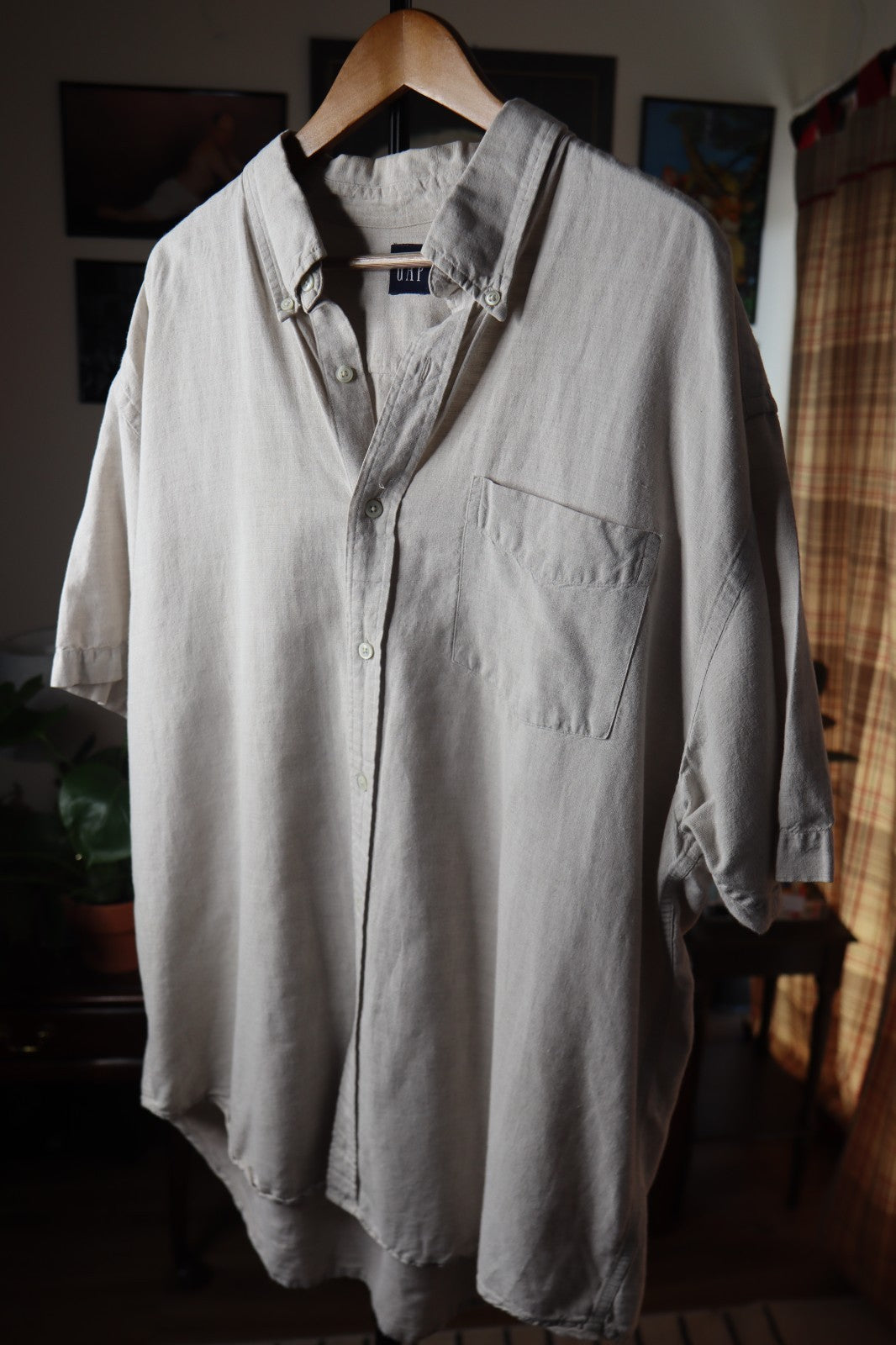 GAP Cotton/Linen Casual Shirt Size XL