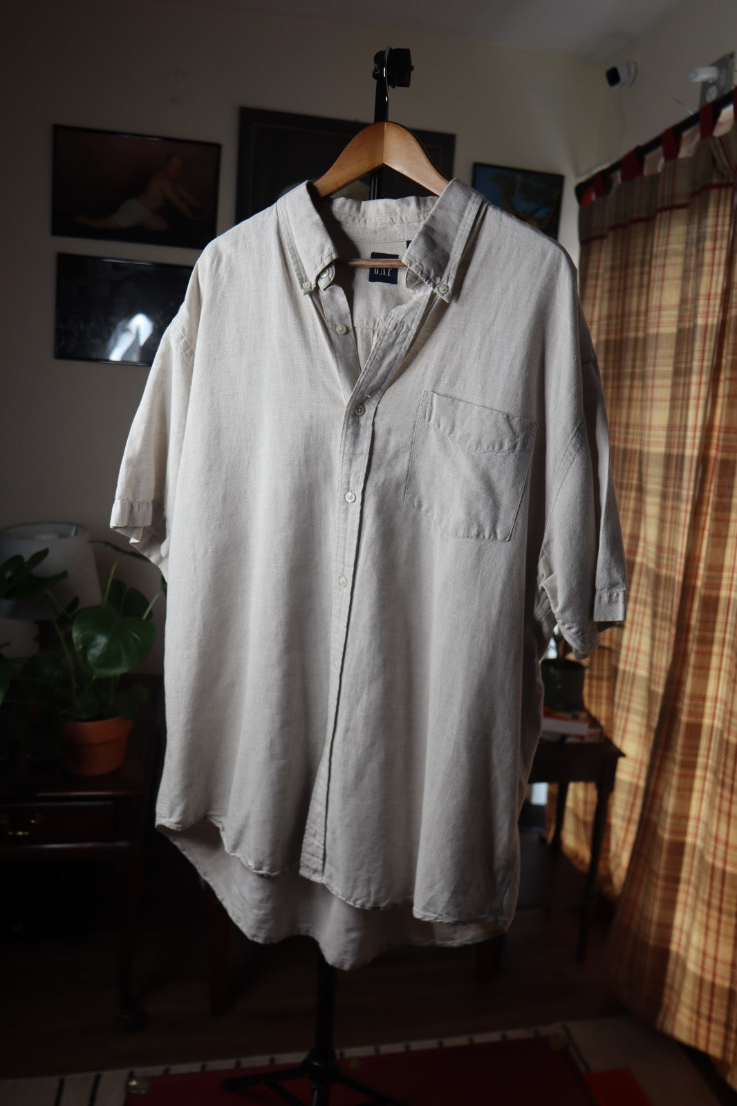 GAP Cotton/Linen Casual Shirt Size XL