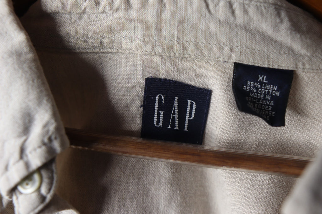 GAP Cotton/Linen Casual Shirt Size XL