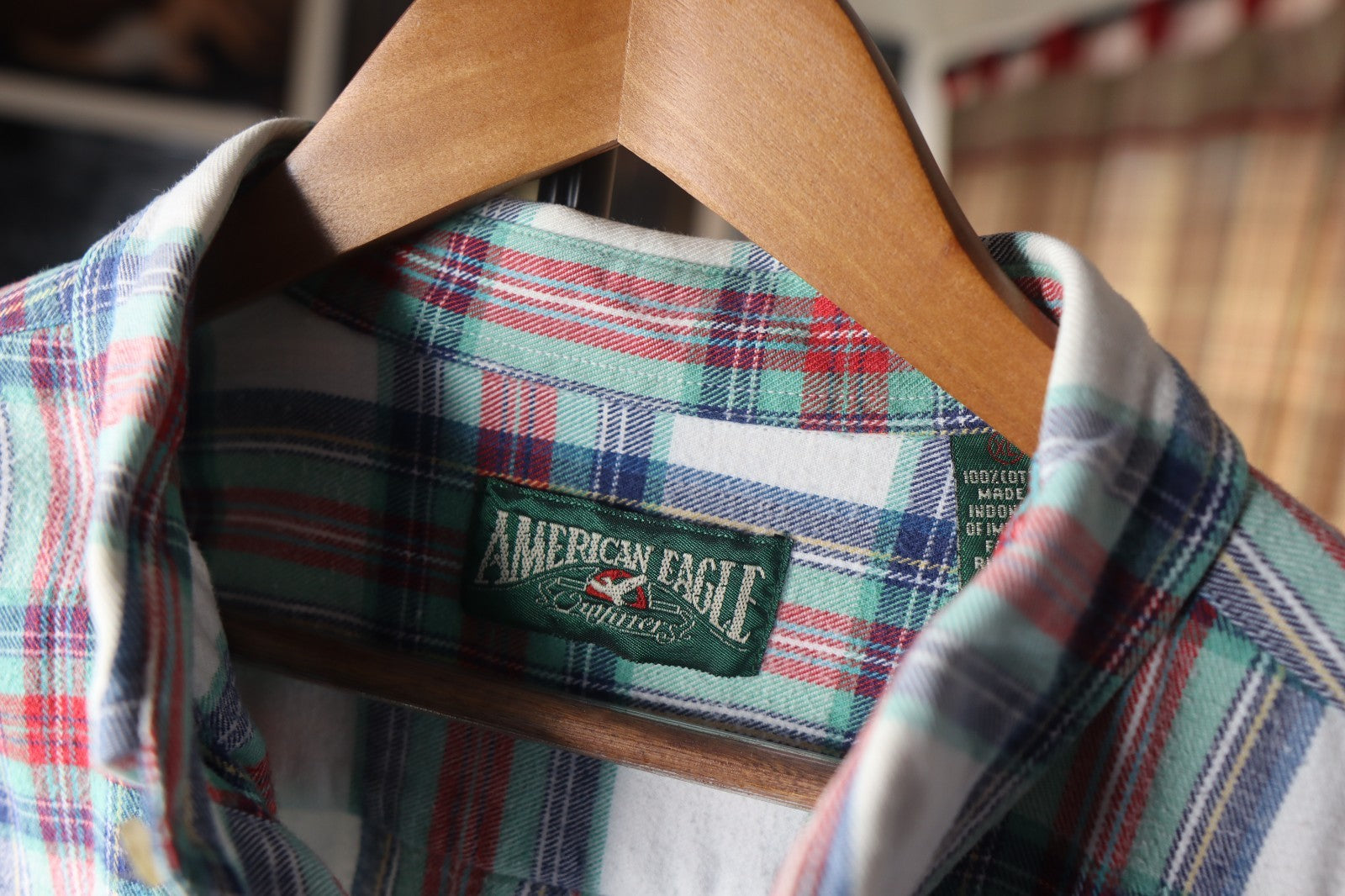 Vintage 90s American Eagle Outfitters Mens XLarge Flannel Button Down