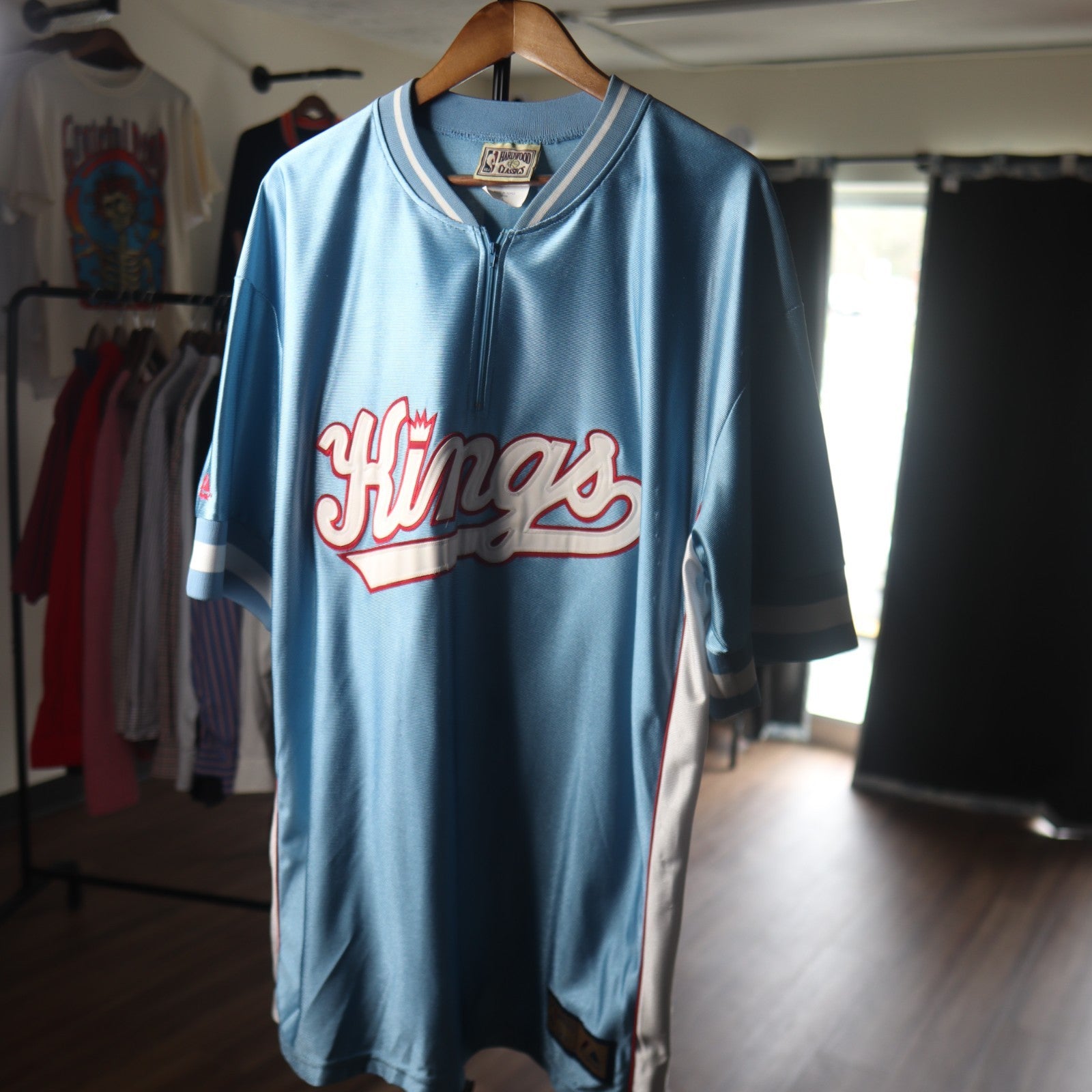 Vintage Sacramento Kings NBA Hardwood Classics Majestic Warm Up Size Large