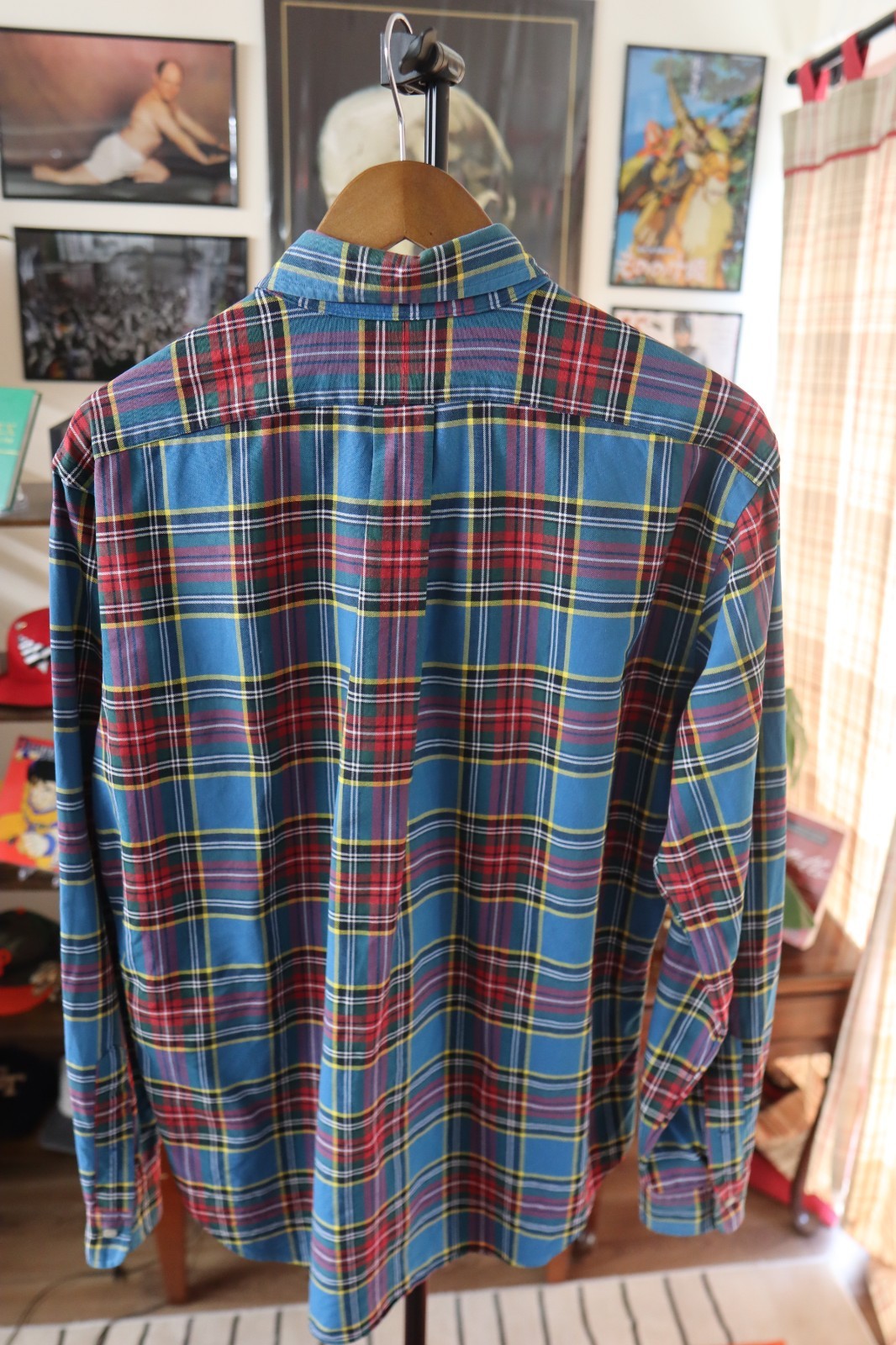 Vintage Ralph Lauren Bright Plaid Heavy Plaid Shirt Medium