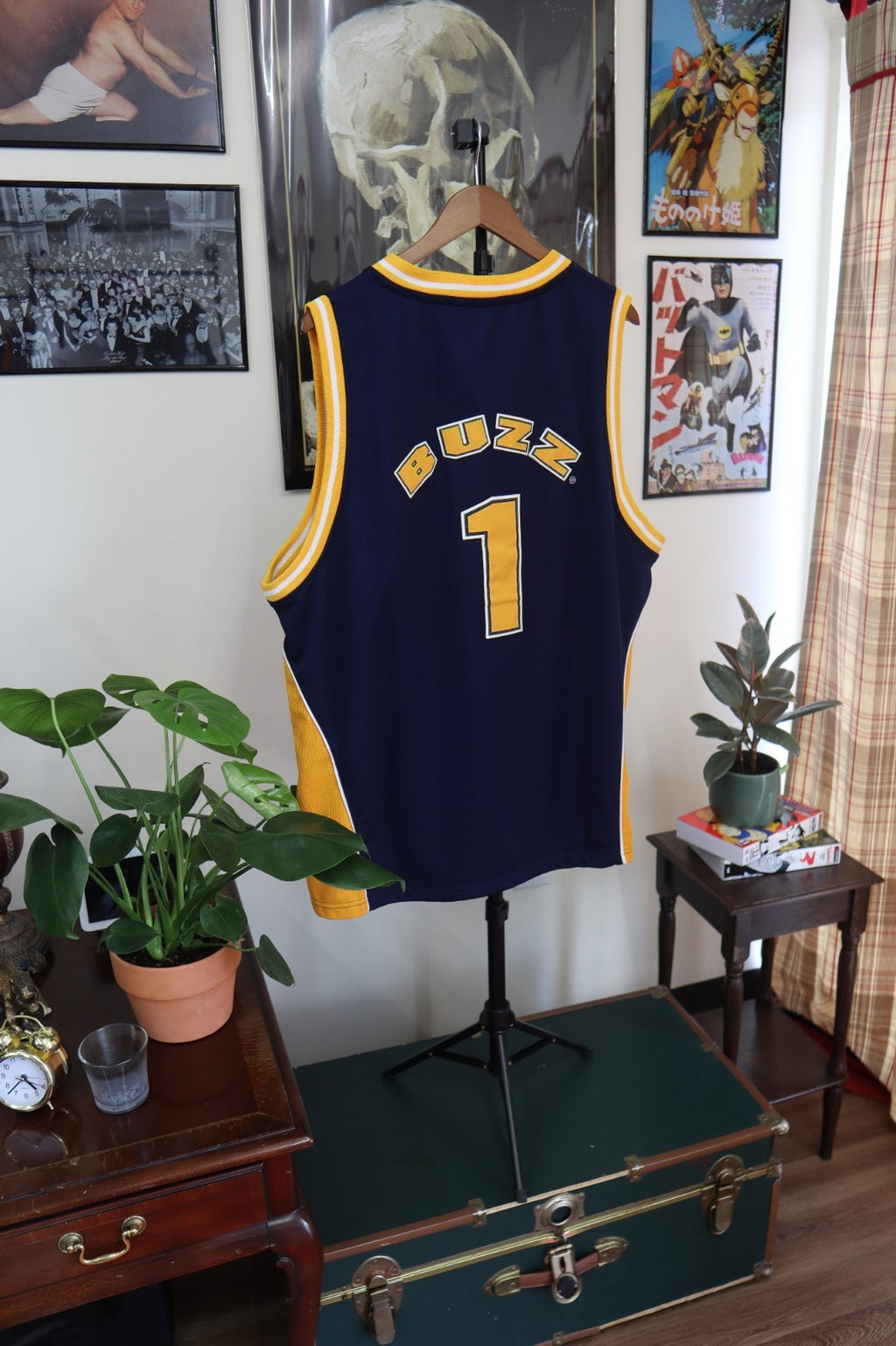 Georgia Tech Yellow Jackets Colosseum Mens Basketball Jersey Blue Size Large